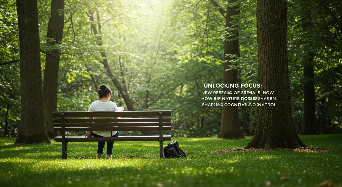 Unlocking Focus: New Research Reveals How Brief Nature Doses Sharpen Cognitive Control